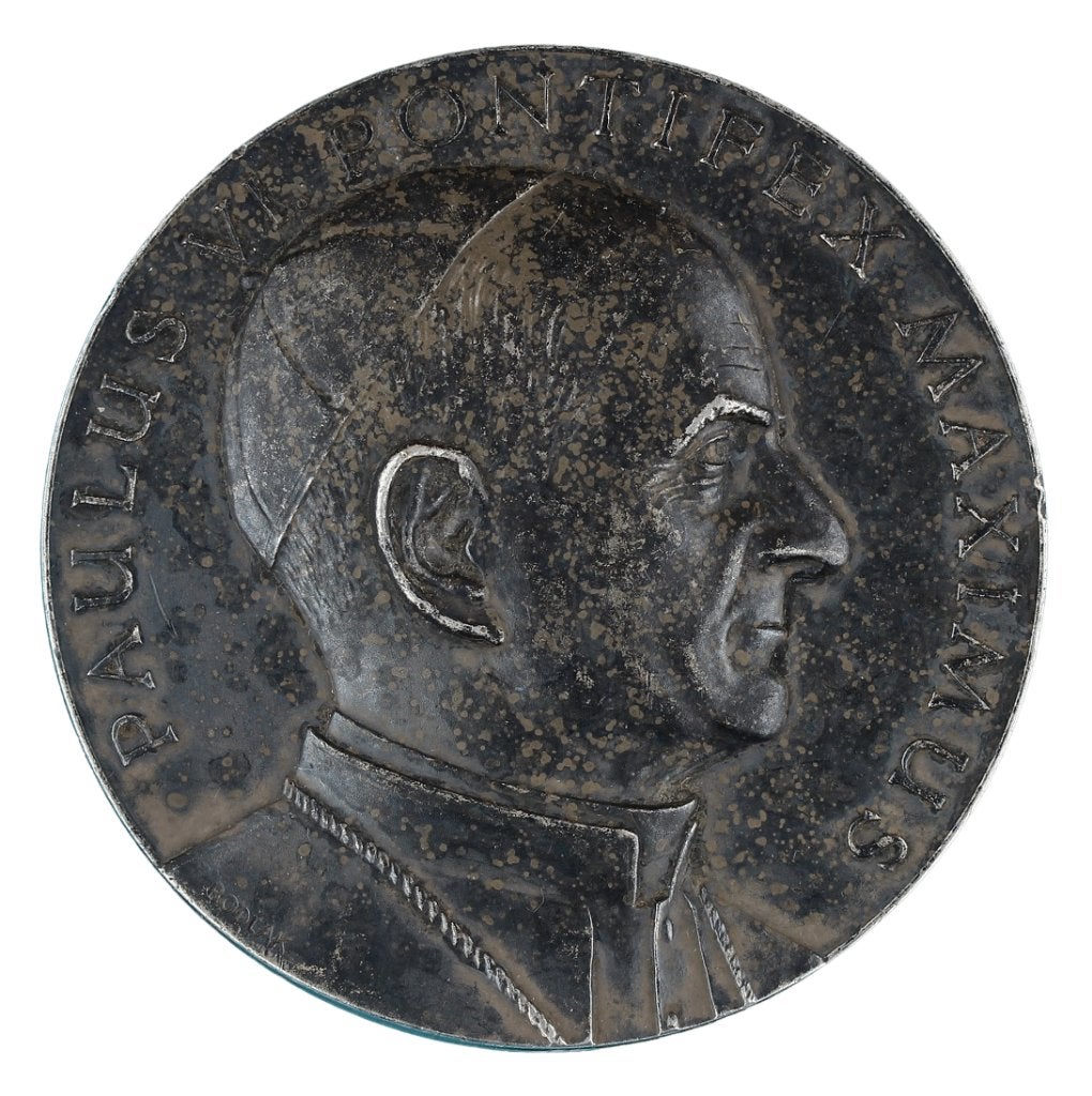 Penning Kurt Bodlak : Paulus VI Pontifex Maximus, 1963, Postzegels en Munten, Verzenden, Brons, Buitenland