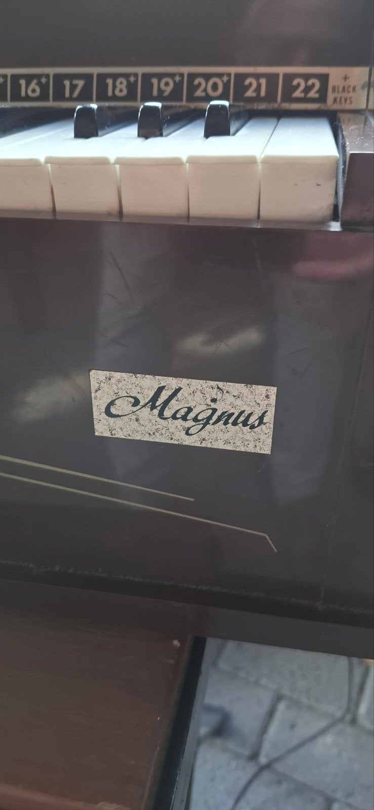Magnus Elektrisch Orgel - Vintage Instrument, Muziek en Instrumenten, Ophalen, Gebruikt, 1 klavier, Orgel