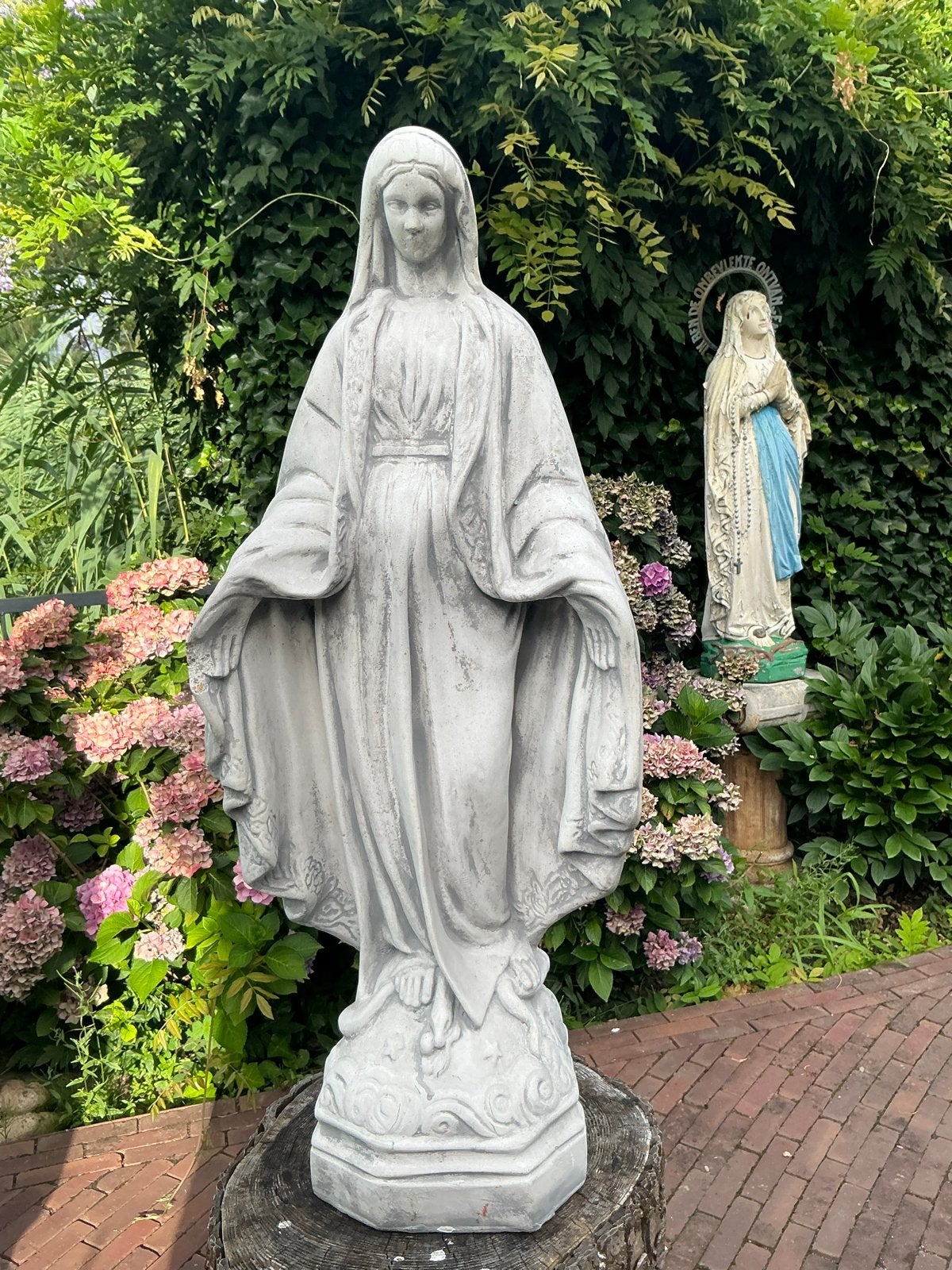 Mariabeeld ❤️ Wonderdadige Maria voor binnen/buiten, Antiek en Kunst, Antiek | Religie, Ophalen