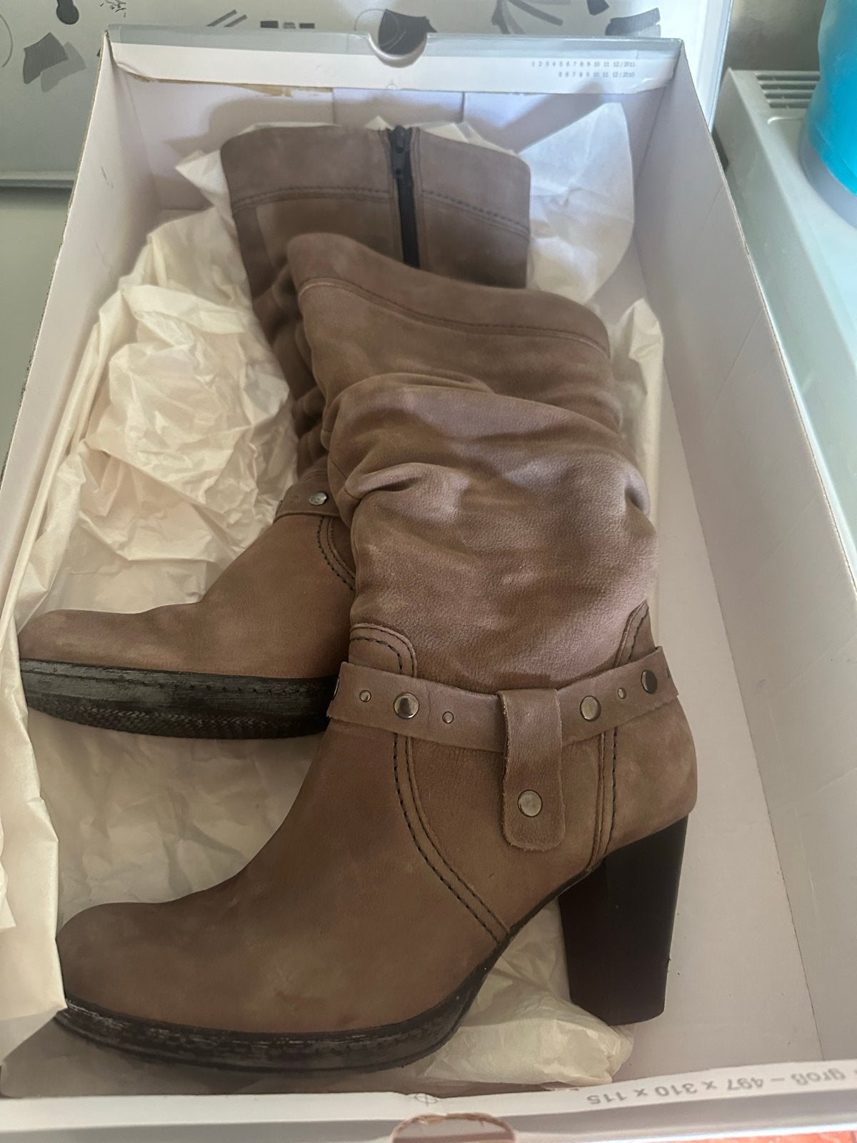 Gabor laarzen maat 37 - Bruin nubuck, Ophalen of Verzenden, Gedragen, Bruin, Hoge laarzen