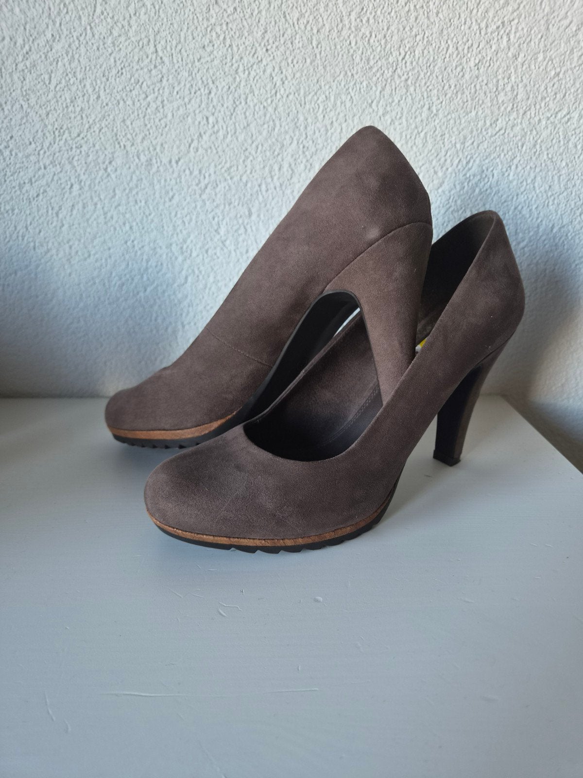 Mooie bruine pumps, maat 41, Ophalen, Pumps, Bruin, Onbekend