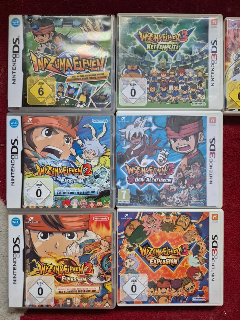 Inazuma Eleven games, 1 speler, Ophalen of Verzenden, Zo goed als nieuw, Vanaf 3 jaar