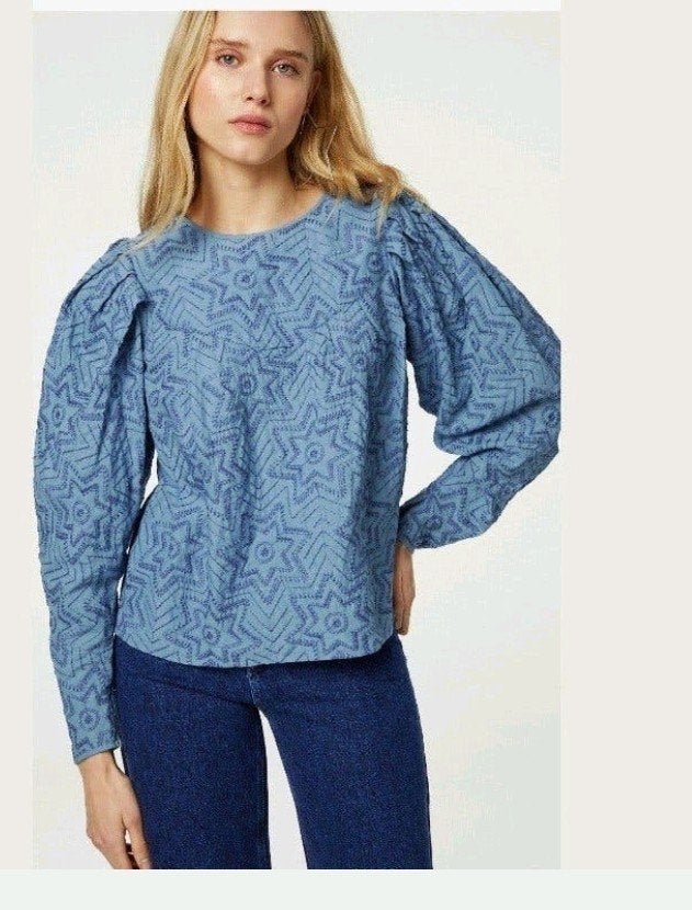 Fabienne Chapot Mya top/ blouse maat 40 *nieuw *, Maat 38/40 (M), Blauw, Nieuw, Ophalen of Verzenden