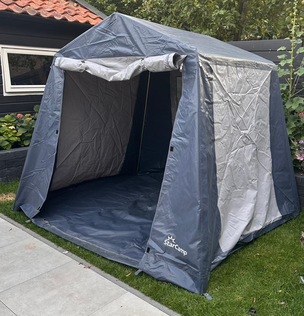 Starcamp Schuurtent Capri – opbergtent / bijzettent, Ophalen, Zo goed als nieuw