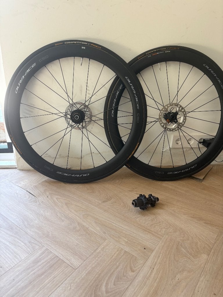 Dura-Ace C50 WH-9270 Tubular ex Alpecin-Deceuninck, Fietsen en Brommers, Wiel, Ophalen of Verzenden, Zo goed als nieuw, Shimano