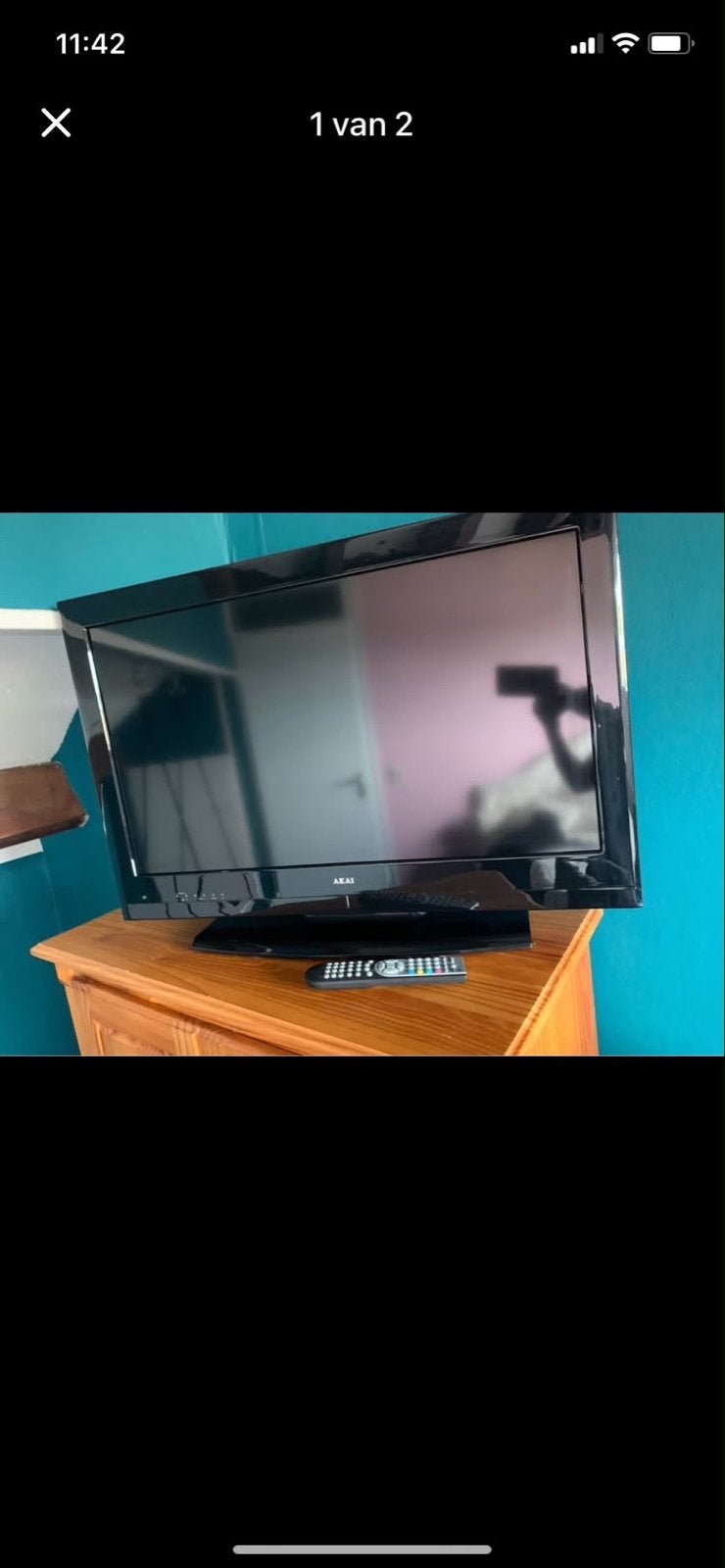 Akai TV met ingebouwde DVD speler, Ophalen, Gebruikt, 50 Hz, Overige merken