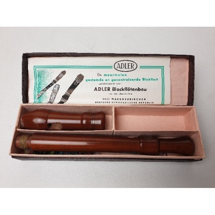 # Adler die doppelt C-Sopran  blokfluit, Ophalen of Verzenden, Gebruikt, Sopraan of Sopranino