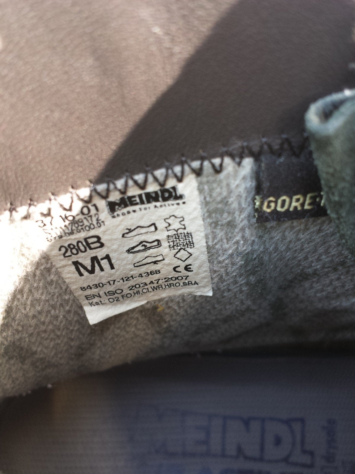 Meindl M1 Gore-Tex Wandelschoenen - Maat 280B, Ophalen, Gebruikt, Schoenen