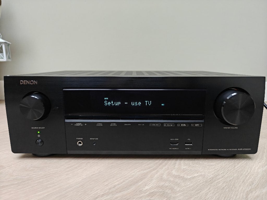 Denon AVR-X1500H 7.2 AV-receiver, Ophalen, Denon, Zo goed als nieuw, 120 watt of meer