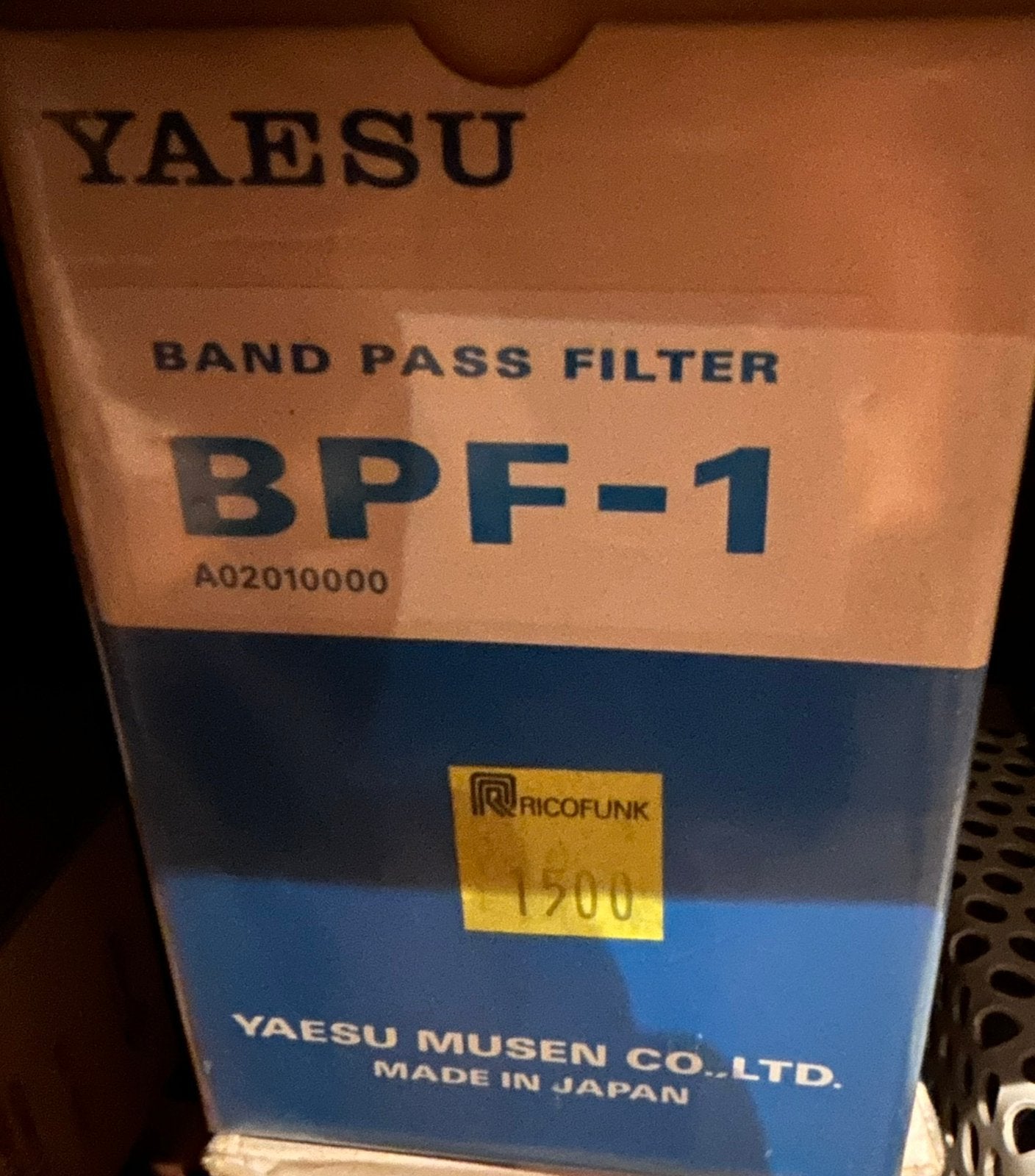 Yaesu BPF-1, Telecommunicatie, Zenders en Ontvangers, Ophalen, Zo goed als nieuw