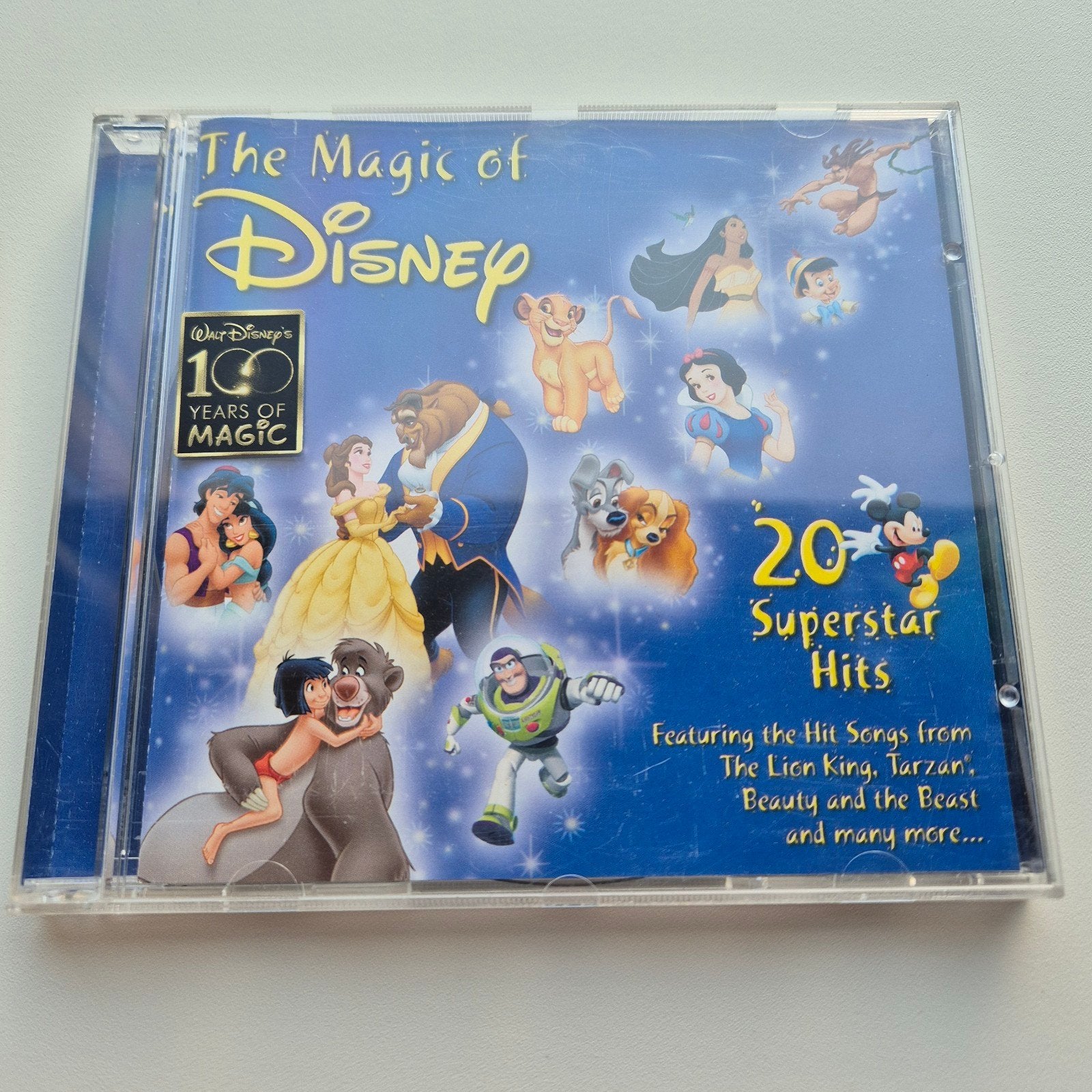 The Magic of Disney - 20 Superstar Hits CD, Inclusief boekje, Ophalen of Verzenden, Zo goed als nieuw, Verzamelalbum