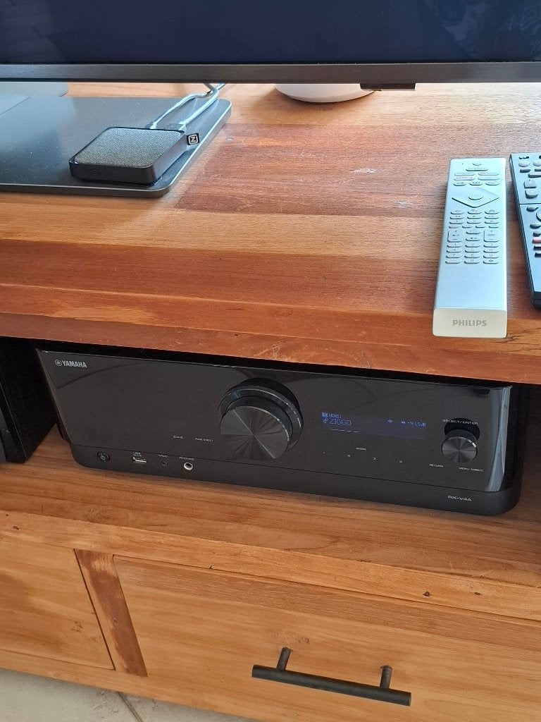 Yamaha RX-V4A AV-receiver - Zo goed als nieuw, 7.1-systeem, 70 watt of meer, Zo goed als nieuw, Overige spelers