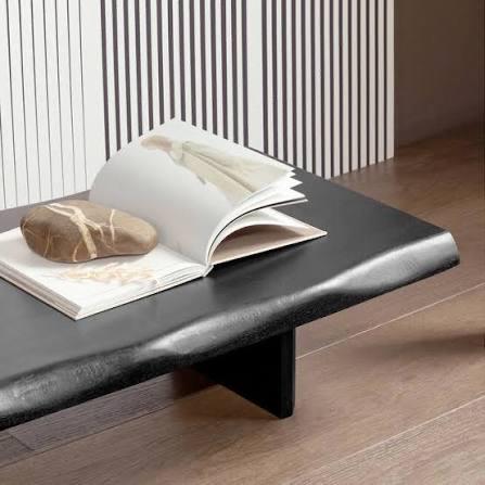 Cali Salontafel van WOOOD - Zwart Mangohout, Ethnicraft, Ophalen, 50 tot 100 cm, 100 tot 150 cm, Zo goed als nieuw