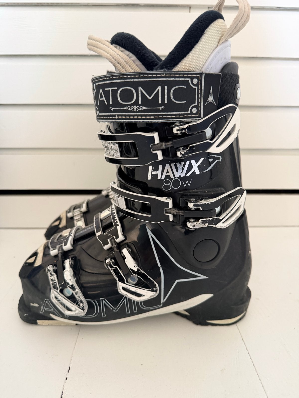 Atomic Hawx 80W skischoenen - Dames - Maat 24.5, Gebruikt, Schoenen, Ophalen of Verzenden, Atomic