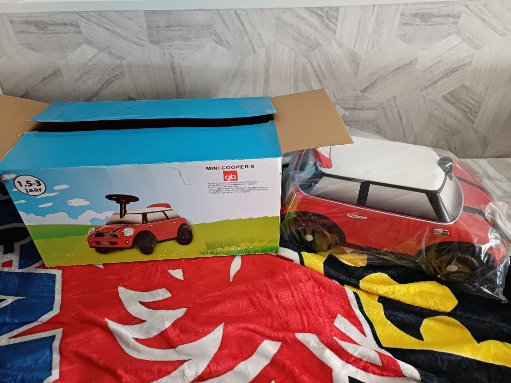 MINI Loopauto 1.5 tot 3 jaar, Ophalen of Verzenden, Nieuw, Loopvoertuig
