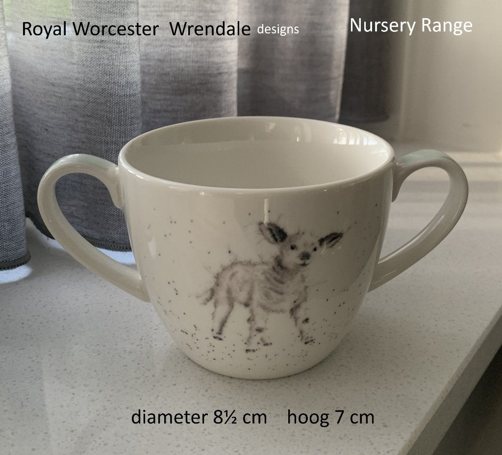 kopje, kindermokje, Royal Worcester, Wrendale, Nursery Range, Ophalen of Verzenden, Nieuw, Drinkbeker