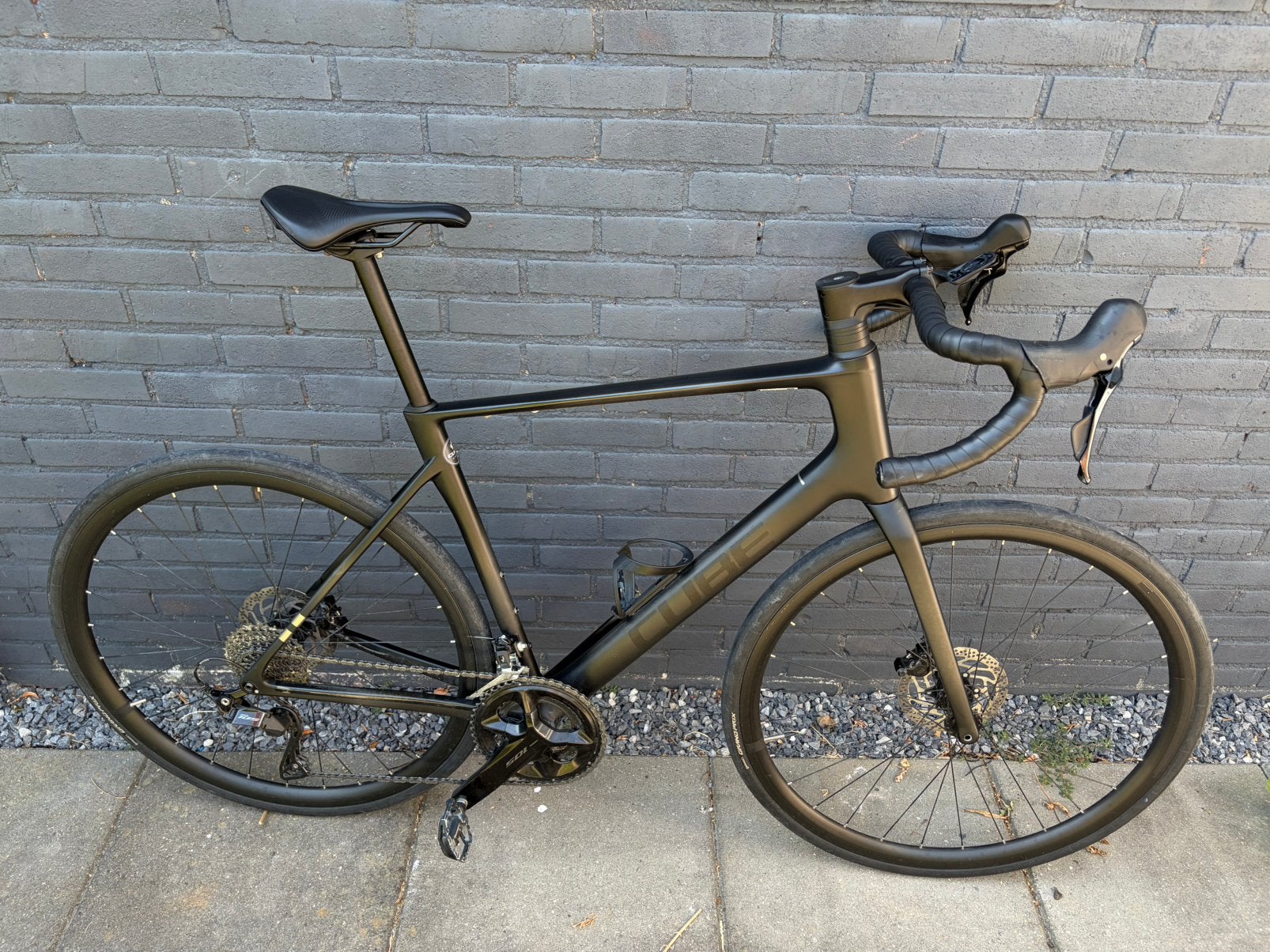 Cube Attain C:62 race blackline 58, Fietsen en Brommers, 28 inch, Carbon, Zo goed als nieuw, 57 tot 61 cm