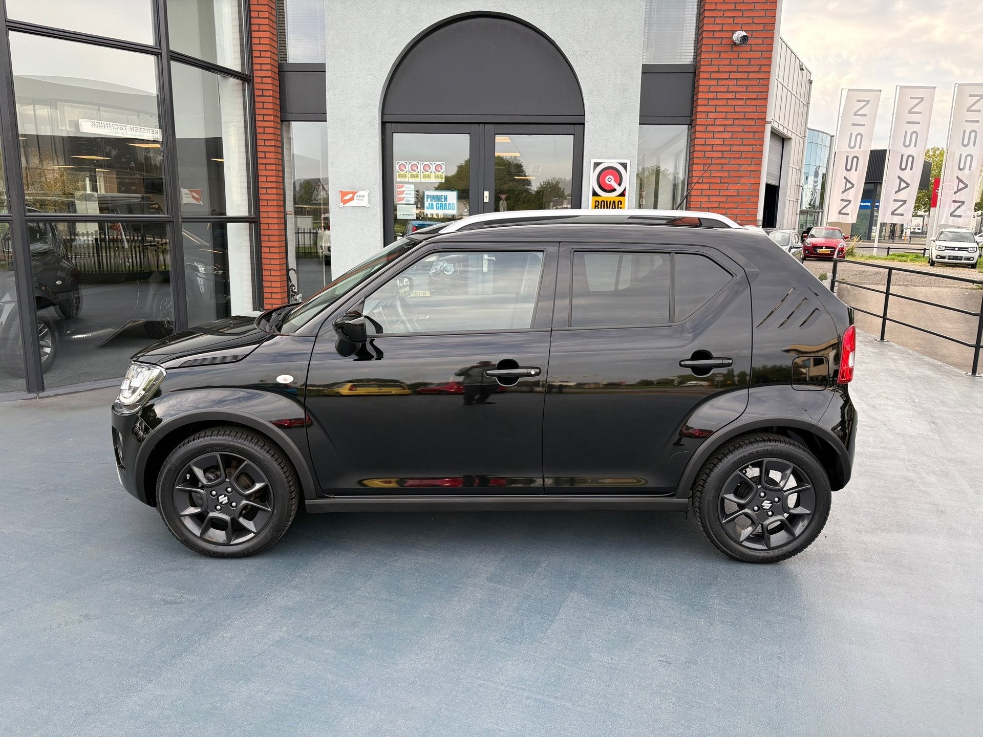 Suzuki IGNIS 1.2 Smart Hybrid Select AUTOMAAT AIRCO, Auto's, Gebruikt, Euro 6, 4 cilinders, Zwart