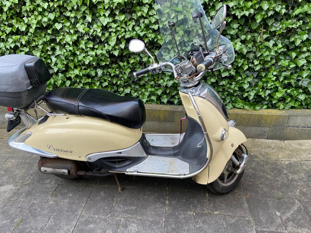 Cruiser Retro Scooter, Gebruikt, Benzine, Ophalen, Overige merken