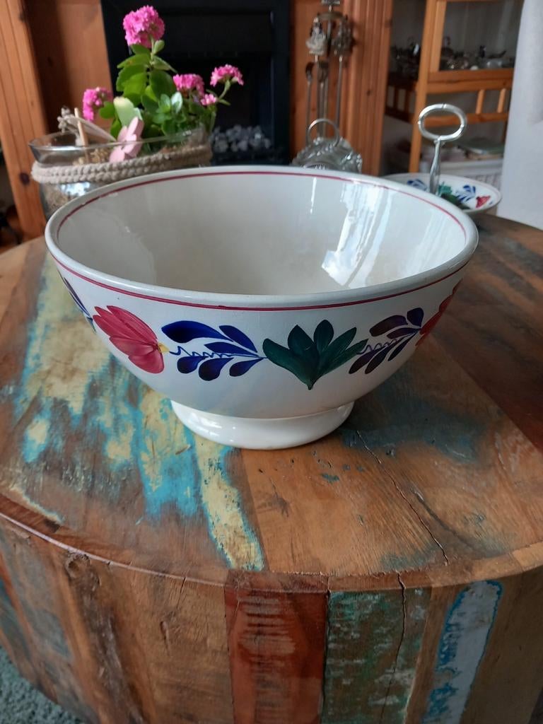 Boerenbont Grote Schaal SC 483a - Vintage Serveerschaal, Huis en Inrichting, Keuken | Servies, Ophalen