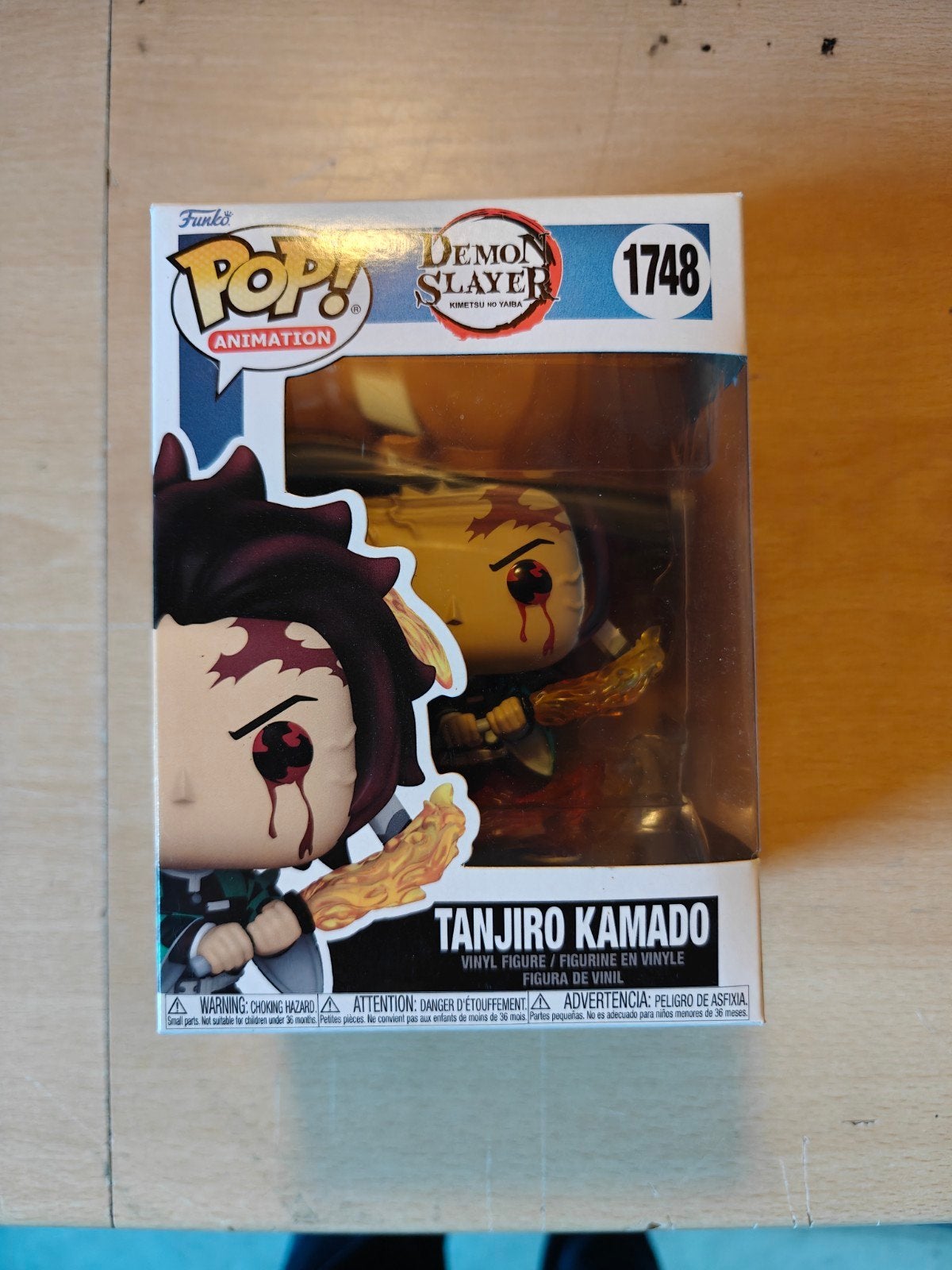 Funko Pop! Tanjiro Kamado 1748 Demon Slayer, Ophalen of Verzenden, Gebruikt