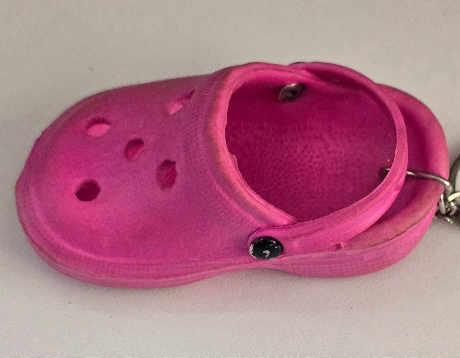 Leuke roze Crocs sleutelhanger, Ophalen of Verzenden, Gebruikt, Overige typen