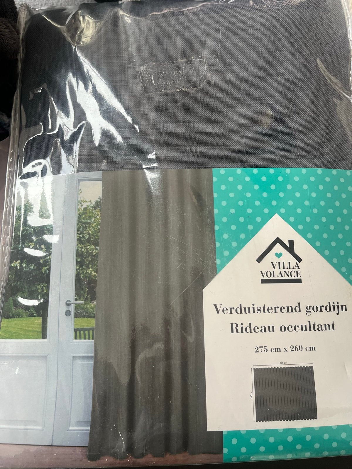 Villa Volance Verduisterend Gordijn - 275x260 cm, Overige merken, Verduisterend, Nieuw, Ophalen of Verzenden