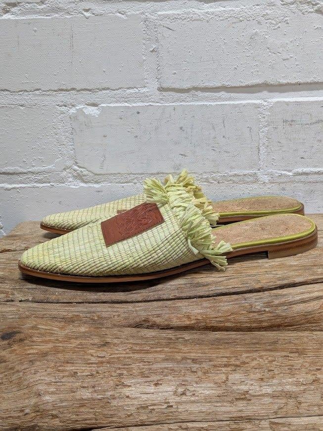 Scotch & Soda - Raffia instappers maat 42 - Als nieuw, Overige kleuren, Zo goed als nieuw, X, Sandalen of Muiltjes