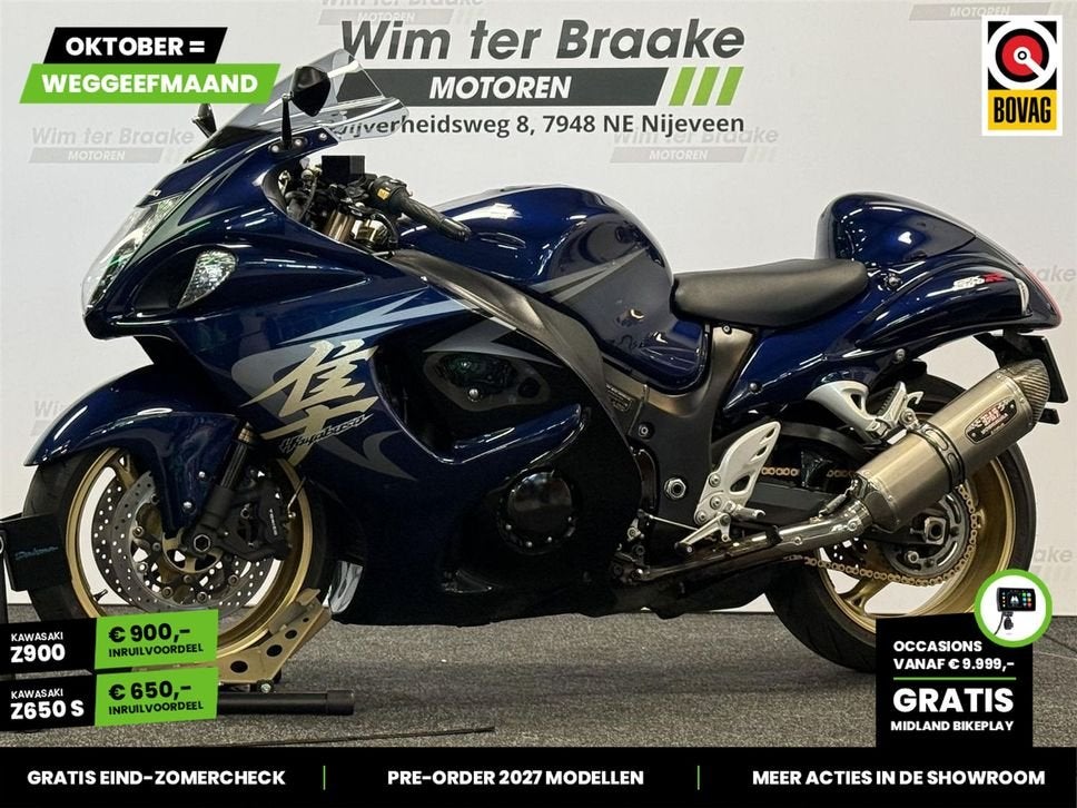 Suzuki GSX R 1300 Hayabusa (bj 2009) 28,606 km, SUZUKI, 1340 cc, 4 cilinders, Motorrijbewijs A