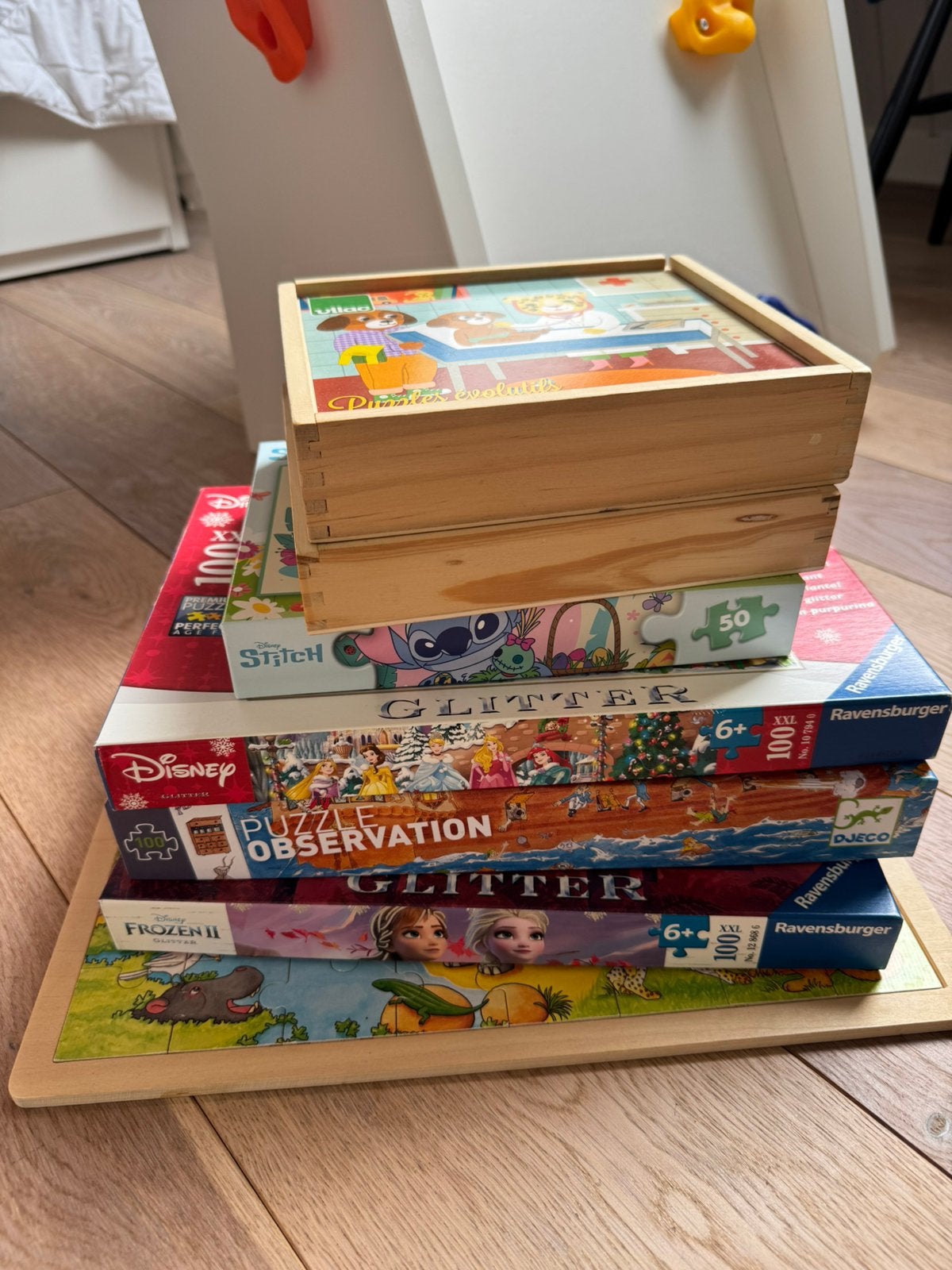 Puzzels Vilac Djeco Disney van 4 tot 100 stukjes, Ophalen, Meer dan 50 stukjes, Zo goed als nieuw, 6 jaar of ouder