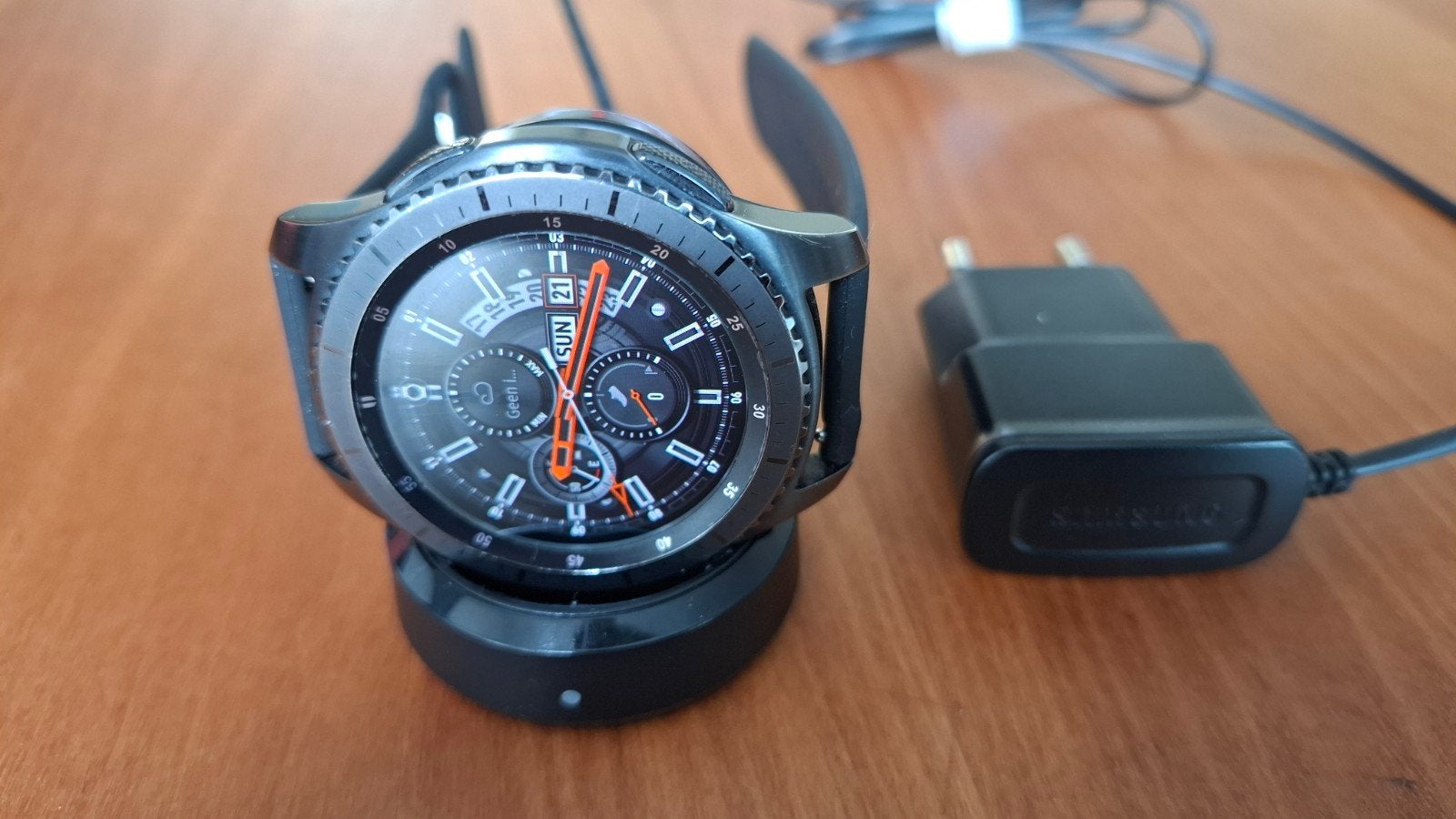 samsung gear smartwatch, Ophalen, Zo goed als nieuw, Zwart, Android