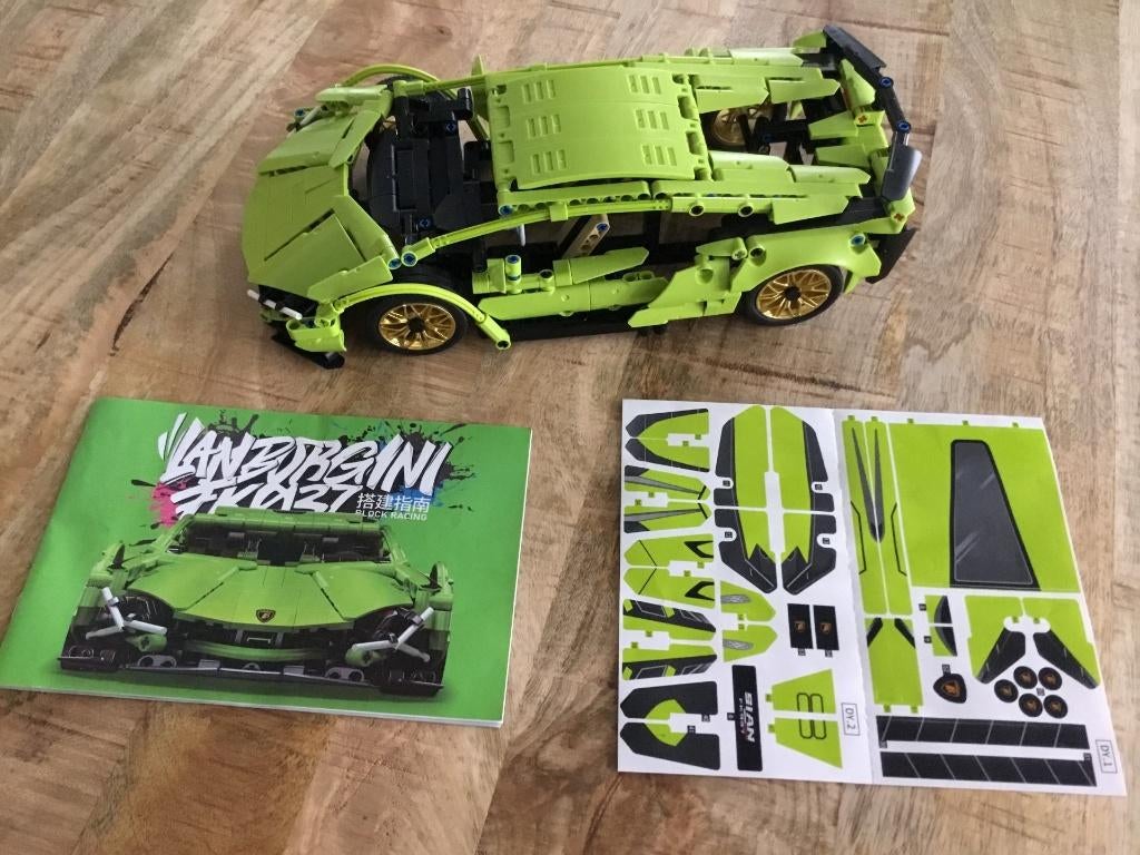 Modelbouw Lamborghini 1280 onderdelen en Draakje, Overige merken, Auto, Groter dan 1:32, Ophalen of Verzenden