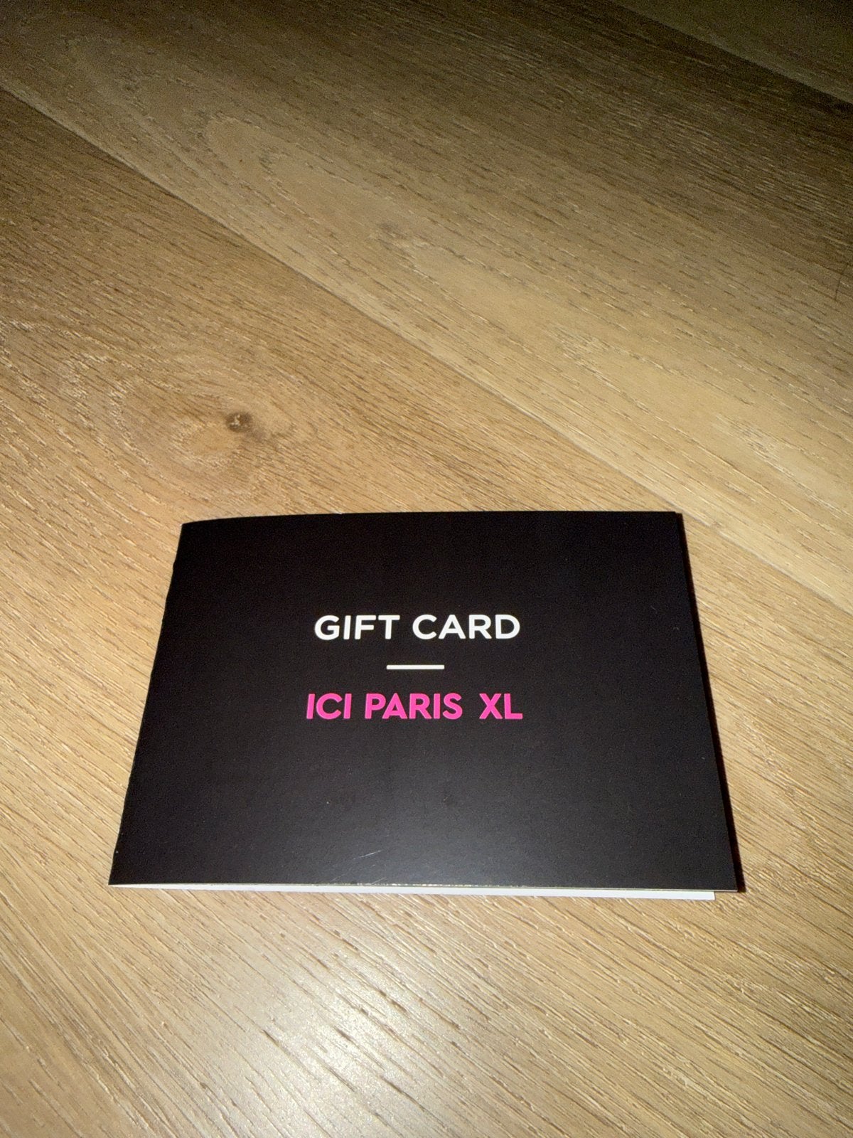 GIFT CARD ICI PARIS XL ter waarde van 70 euro