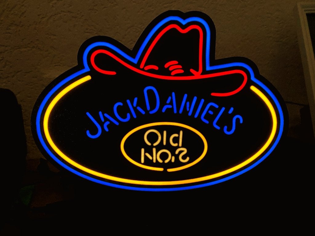 Jack Daniels lamp, Verzamelen, Merken en Reclamevoorwerpen, Nieuw, Lichtbak of (neon) lamp, Ophalen of Verzenden