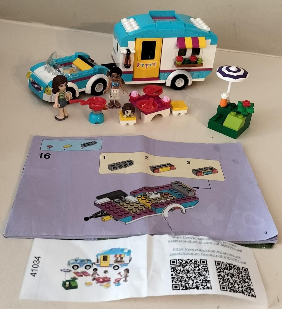 Lego 41034 Summer Caravan, Gebruikt, Lego, Friends, Ophalen of Verzenden