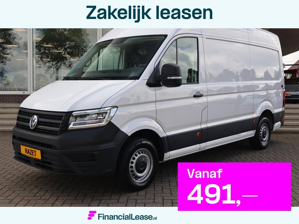 Volkswagen Crafter 35 2.0 TDI 177 PK AUT. L3H3 + 3000 KG TRE, Stof, Gebruikt, Euro 6, 4 cilinders