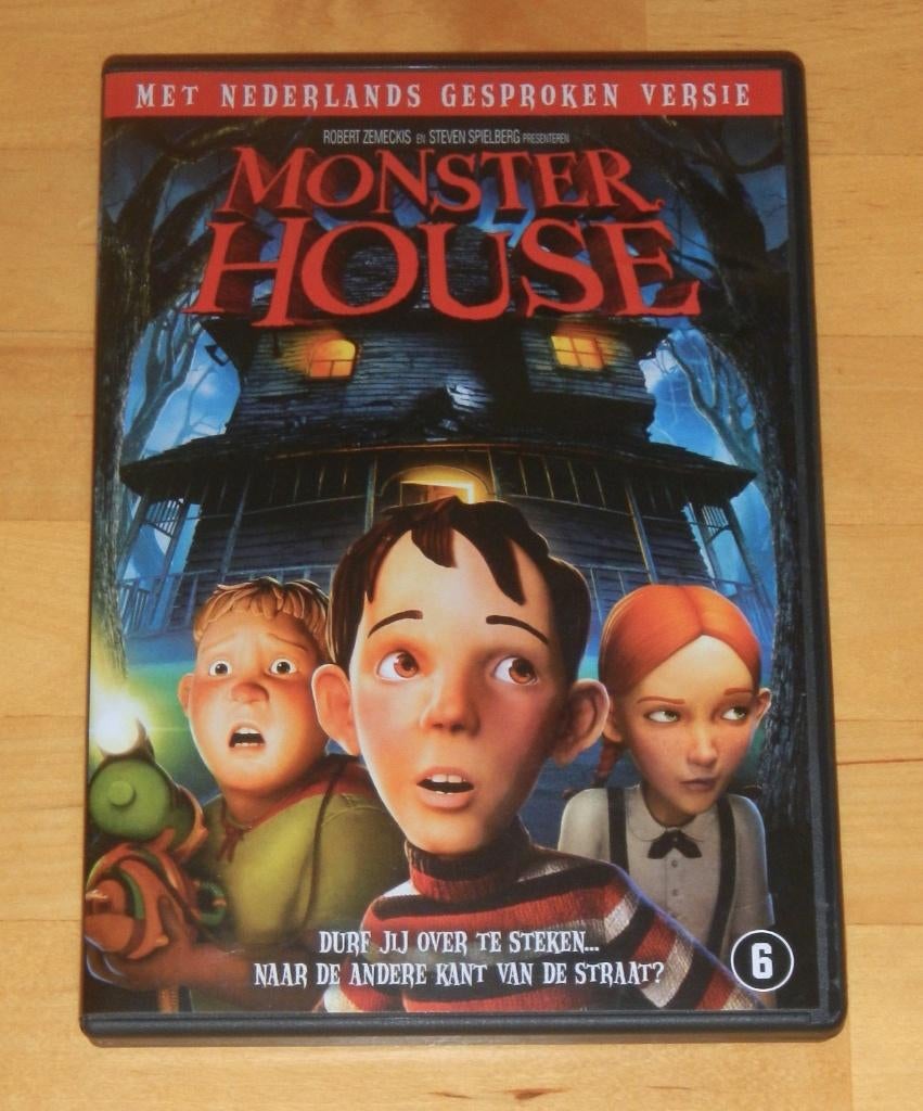 dvd - Monster House, Cd's en Dvd's, Dvd's | Tekenfilms en Animatie, Ophalen, Amerikaans, Overige typen, Zo goed als nieuw