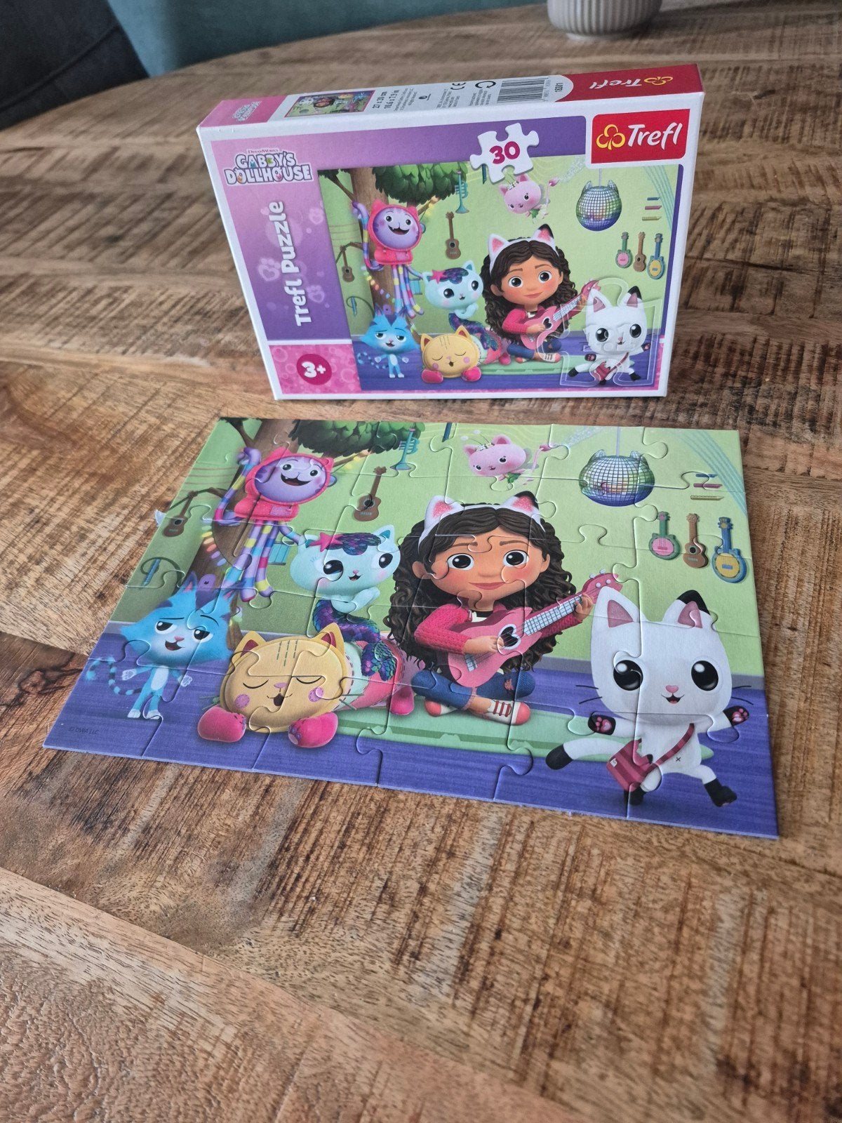 Gabby's Dollhouse Trefl Puzzel 30 stukjes, Ophalen of Verzenden, 10 tot 50 stukjes, Gebruikt, 2 tot 4 jaar