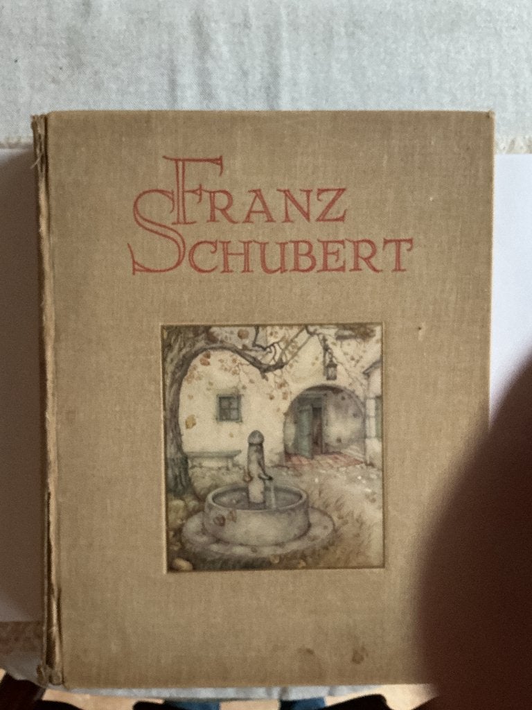antiek boek van Anton Piek over Franz Schubert, Ophalen of Verzenden, Gebruikt