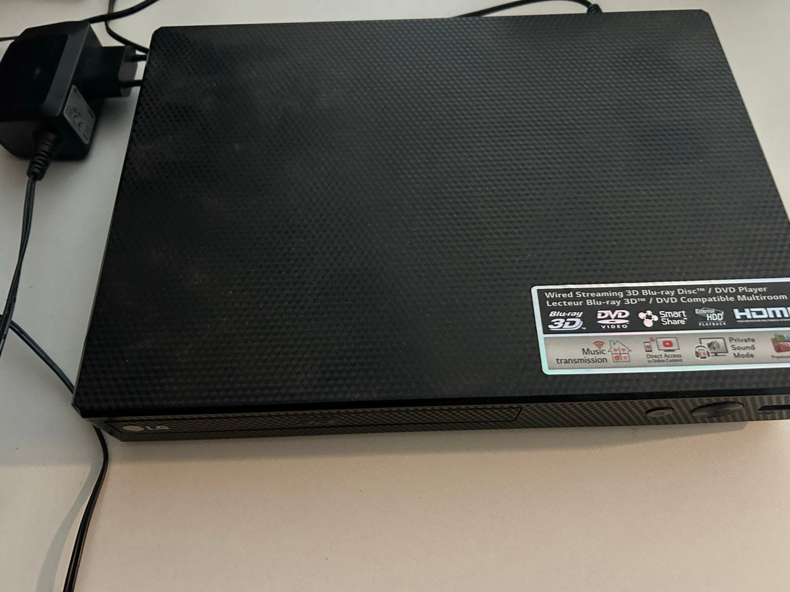 LG Blu-ray Disc/DVD Speler - Geen afstandsbediening, Ophalen of Verzenden, Gebruikt, LG