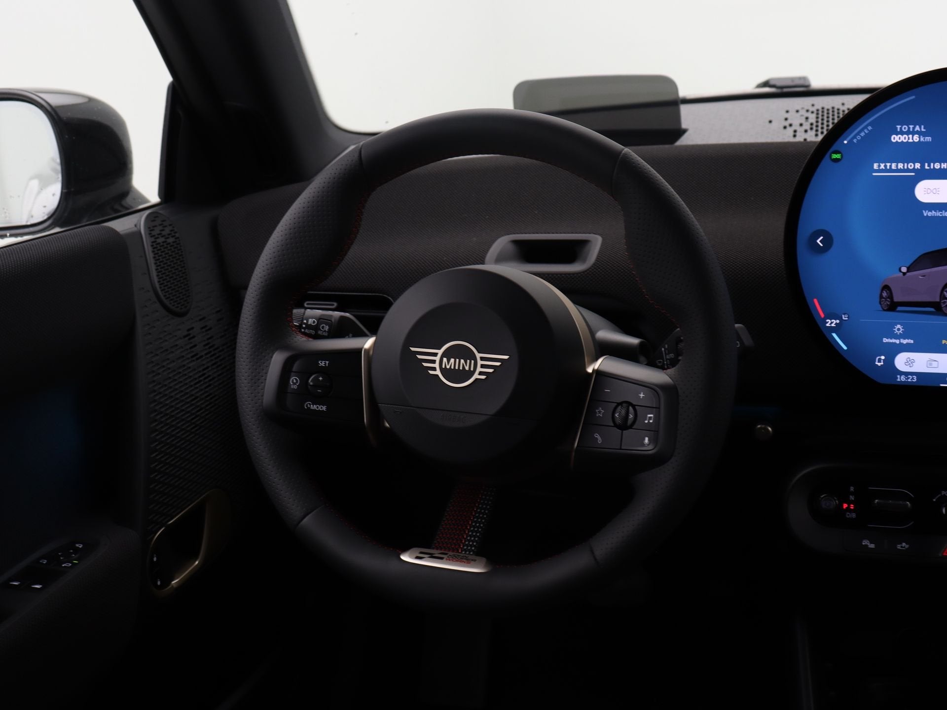 MINI Cooper E John Cooper Works Pakket M Accu conditie 100%, Auto's, Zwart, 4 stoelen, 184 pk, 25 min