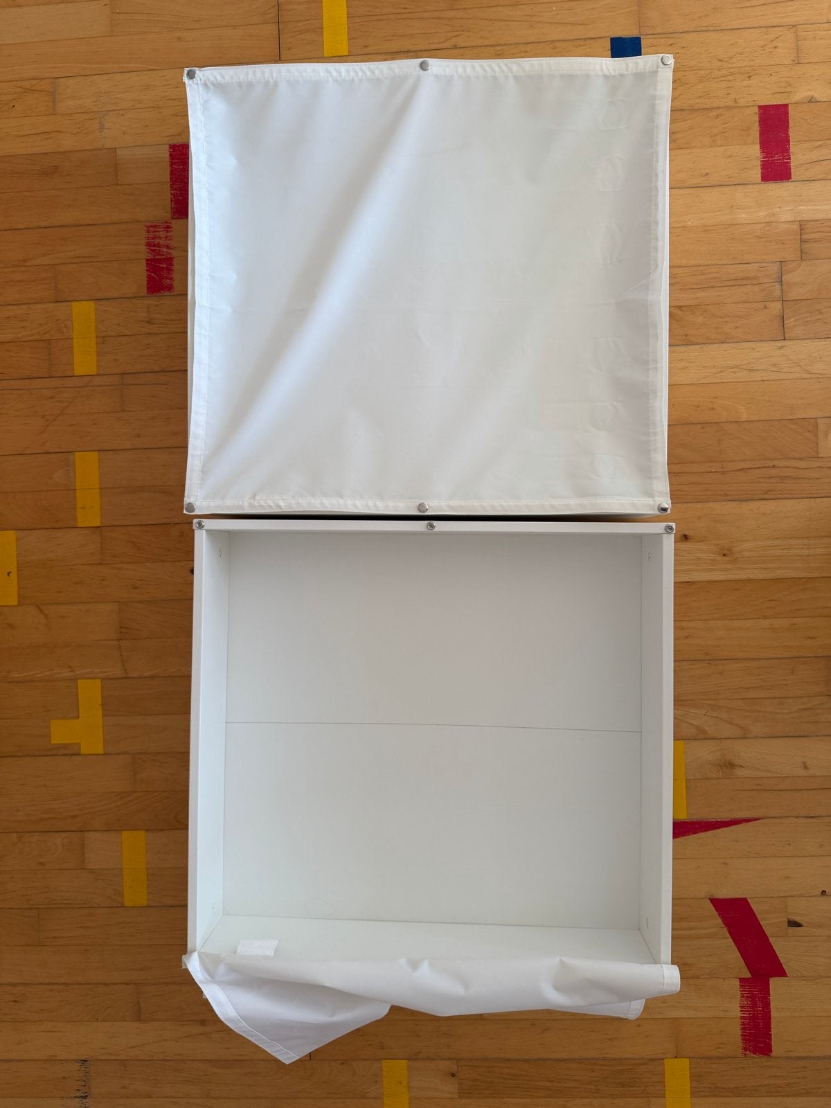 2x bedlade met Stofbeschermer, Ophalen, Overige materialen, Gebruikt, Eenpersoons