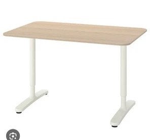 Ikea bekant bureau 140x60, Ophalen, Zo goed als nieuw