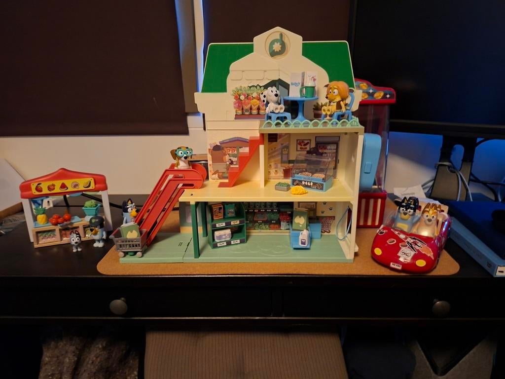 Bluey speel supermarkt, Ophalen of Verzenden, Zo goed als nieuw