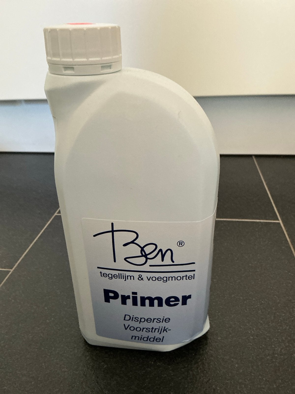 Ben Primer Tegellijm & Voegmortel - 1 liter. Opgeopend., Minder dan 5 liter, Ophalen, Nieuw, Wit
