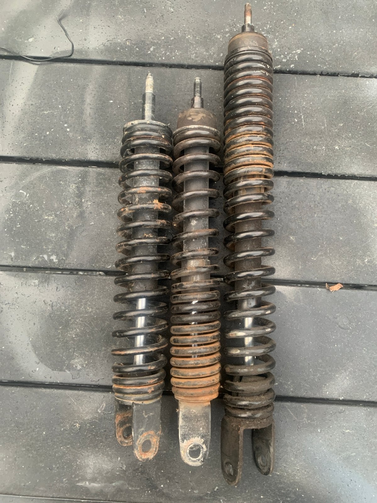 Vespa schokdempers achter, Ophalen, Gebruikt, Overige typen, Vespa