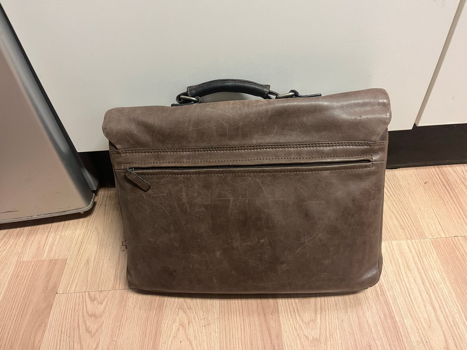 Castelijn & Beerens Charisma Laptoptas - Bruin Leer, Gebruikt, 15 inch, Aktetas, Ophalen of Verzenden