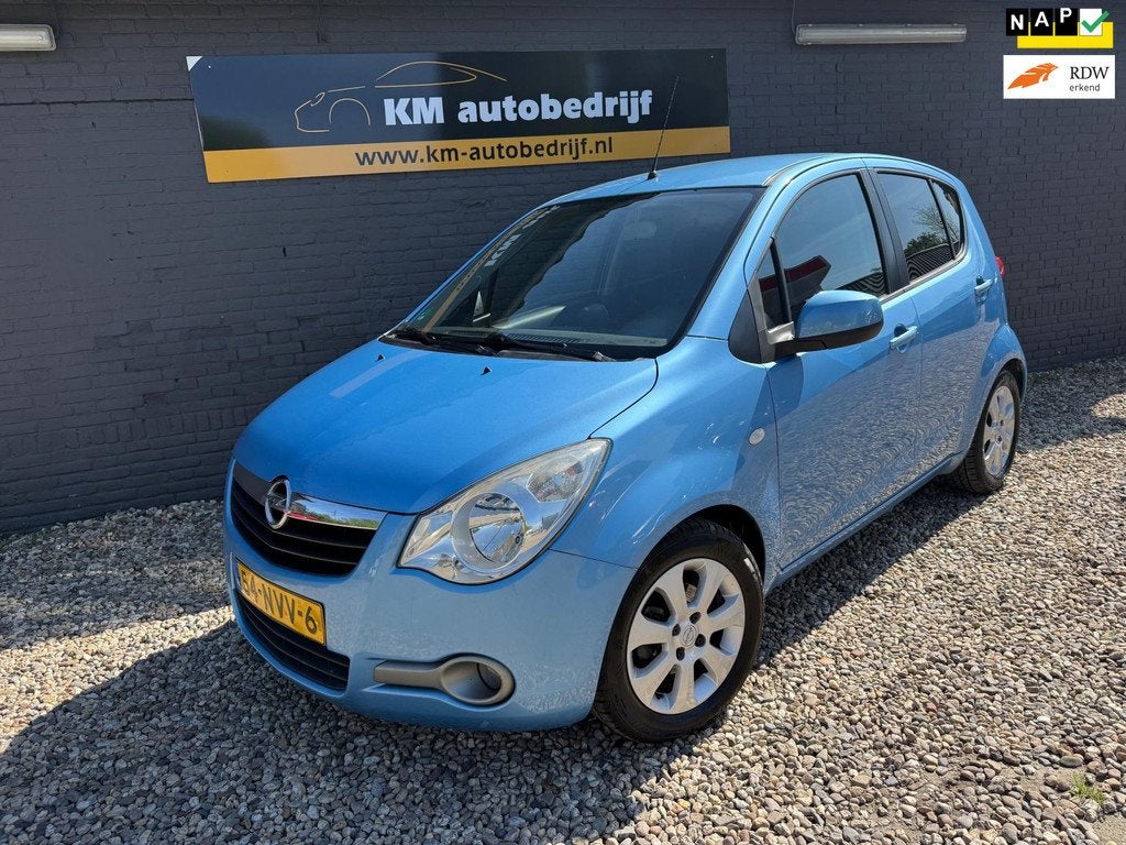 Opel Agila 1.2 Edition*Airco*Elec*LM*Apk*Winterbandenextra*, Auto's, Voorwielaandrijving, 4 cilinders, Blauw, Origineel Nederlands