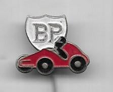 B.P. RACE AUTO SPELD, Ophalen of Verzenden, Gebruikt, Transport, Speldje of Pin