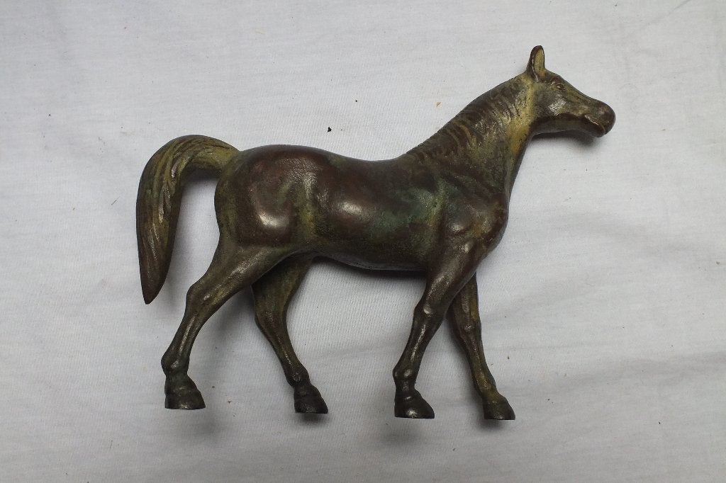 Brons Paard., Minder dan 20 cm, Ophalen of Verzenden, Beeld, Brons
